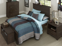 Seaview Panel Bed Full - Espresso