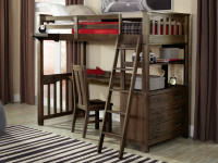 Seaview Loft Bed Twin - Espresso