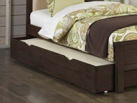 Seaview Slatted Trundle - Espresso