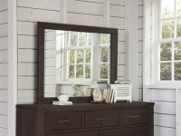 Seaview Landscape Mirror - Espresso