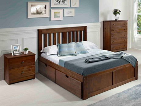 Pictured with optional underbed storage drawers