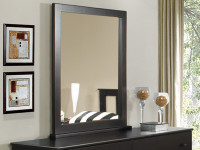 Solid Pine Mirror - Espresso