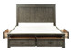 Pictured with storage footboard.