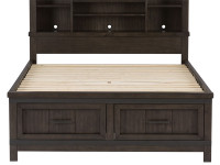 Displayed with storage footboard. 