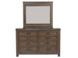 Pictured with the 8 drawer dresser