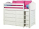 Shown in Twin Size with Straight Ladder and Bookcase on the end. Also available with Angled Ladder or Side Stairs and another 4 drawer chest on the end. Get the right height mattress at The Bedroom Source. It will be delivered with the bed at no extra delivery charge. Special financing available.* Shown in Twin Size with Straight Ladder and Bookcase on the end. Also available with Angled Ladder or Side Stairs and another 4 drawer chest on the end. Get the right height mattress at The Bedroom Source. It will be delivered with the bed at no extra delivery charge. Special financing available.*