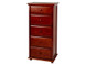 Freestanding with crown moulding top and base