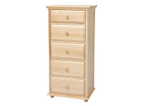 Freestanding with crown moulding top and base