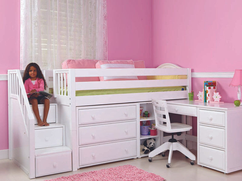 staircase beds for girls bedroom source