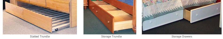 rolling storage trundle