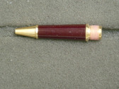 MONTBLANC  SECTION 163 ROLLER BALL REPLACEMENT PART BORDEAUX WITH GOLD TRIM