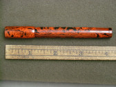 ORION BEAUTIFUL RED MOTTLED HARD RUBBER SAFETY FOUNTAIN PEN