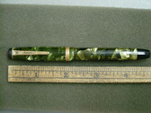 PARKER CHALLENGER DEBUTANTE GREEN MARBLE FOUNTAIN PEN