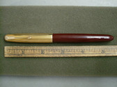 PARKER 51 FOUNTAIN PEN CORDOVAN BROWN GOLD FILLED 