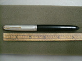 PARKER 51 FOUNTAIN PEN STERLING CAP INDIA BLACK