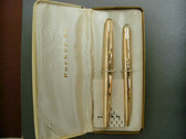 PARKER 61 GOLD FILLED FOUNTAIN PEN SIGNET SET NEW IN BOX