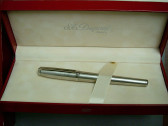 S.T. Dupont Fidelio Brushed Palladium Fountain Pen, New In Box (451302F)