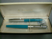 Parker 61 Fountain Pen & Pencil Set New In Box With Tags Turquoise 