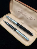 Parker 51 Aerometric India Black Fountain Pen & Pencil Set In Box