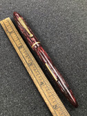 Sheaffer 3-25 Junior Red Striated Fountain Pen 