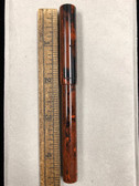 Vintage "Elve" Fountain Pen-Red Ripple Eyedropper-14K Flex Nib-France c.1920s
