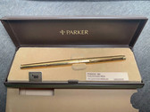 PARKER 180 FOUNTAIN PEN FULL GOLD FILLED WITH BOX