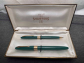 SHEAFFER ADMIRAL SNORKEL PEN AND PENCIL SET IN BOX