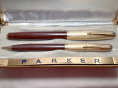 PARKER 51 FOUNTAIN PEN AND PENCIL SET IN BOX