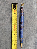 SHEAFFER BLUE AND BLACK MARBLE MECHANICAL PENCIL