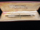SHEAFFER IMPERIAL 797  GOLD ELECTROPLATED FOUNTAIN PEN IN BOX 