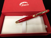 STIPULA SPEED FOUNTAIN PEN RED RESIN NEW IN BOX 