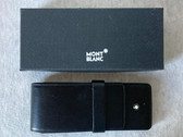 MONTBLANC LEATHER 2 PEN CASE NEW IN BOX