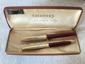 SHEAFFER IMPERIAL FOUNTAIN PEN AND PENCIL SET IN BOX
