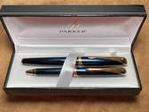 PARKER ELLIPSE FOUNTAIN PEN AND BALLPOINT IN BOX