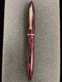 SHEAFFER 350 SLENDER BALANCE RED STRIATED FOUNTAIN PEN XF