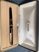 PILOT HAND PAINTED AND SIGNED FOUNTAIN PEN WITH BOX