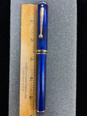 SHEAFFER LEVENGER CONNAISSEUR MEDITERRANEAN BLUE FOUNTAIN PEN 