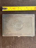 BEAUTIFUL STERLING SILVER POCKET CASE AND NOTEPAD WITH PENCIL