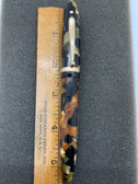Vintage Oversize Sheaffer Black Pearl Marble Fountain Pen 