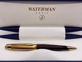 WATERMAN EDSON RUBY RED GOLD FILLED BALLPOINT PEN NEW IN BOX
