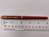 PARKER 180 LAQUE RED MARBLE FOUNTAIN PEN M
