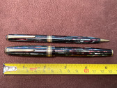 PARKER DUOVAC DELUXE FOUNTAIN PEN AND PENCIL SET