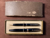 WONDERFUL GOLD BOND FOUNTAIN PEN AND PENCIL SET IN BOX