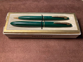 SHEAFFER CRAFTSMAN FOUNTAIN PEN AND PENCIL SET IN BOX