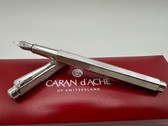 CARAN D'ACHE ECRIDOR FOUNTAIN PEN SILVER FINE POINT IN BOX