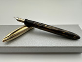 SHEAFFER FIRST YEAR VAC FILL LIFETIME CREST 1275 FOUNTAIN PEN XF 14K