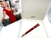 MONTBLANC MUSES MARILYN MONROE LE FOUNTAIN PEN M28838 M 18K NEW IN BOX