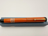 PARKER SENIOR DUOFOLD RED HARD RUBBER BANDLESS FIRST YEAR FOUNTAIN PEN F 14K