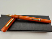 RARE WATERMAN 54 CARDINAL HARD RUBBER FOUNTAIN PEN #4 F 14K FLEX EXCELLENT