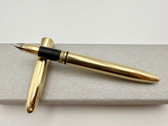 SHEAFFER WHITE DOT TOUCHDOWN SIGNET GF FOUNTAIN PEN EF 14K